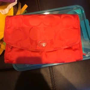 Coach bathroom bag